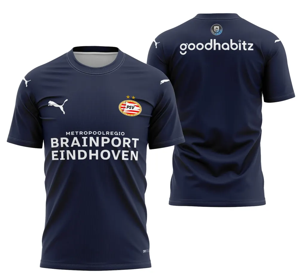 Arte Camisa Visita Do Psv Eindhoven 2025-2026