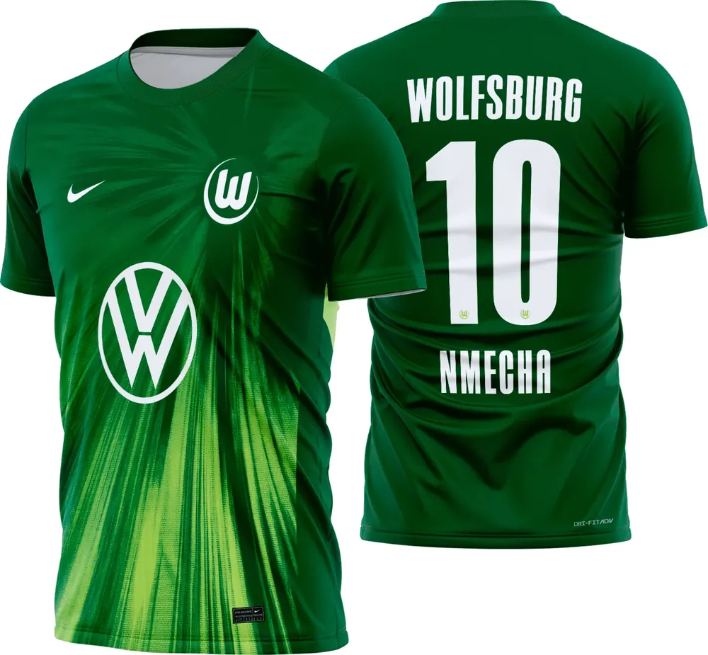 Arte Camisa Wolfsburg Titular 2025-26