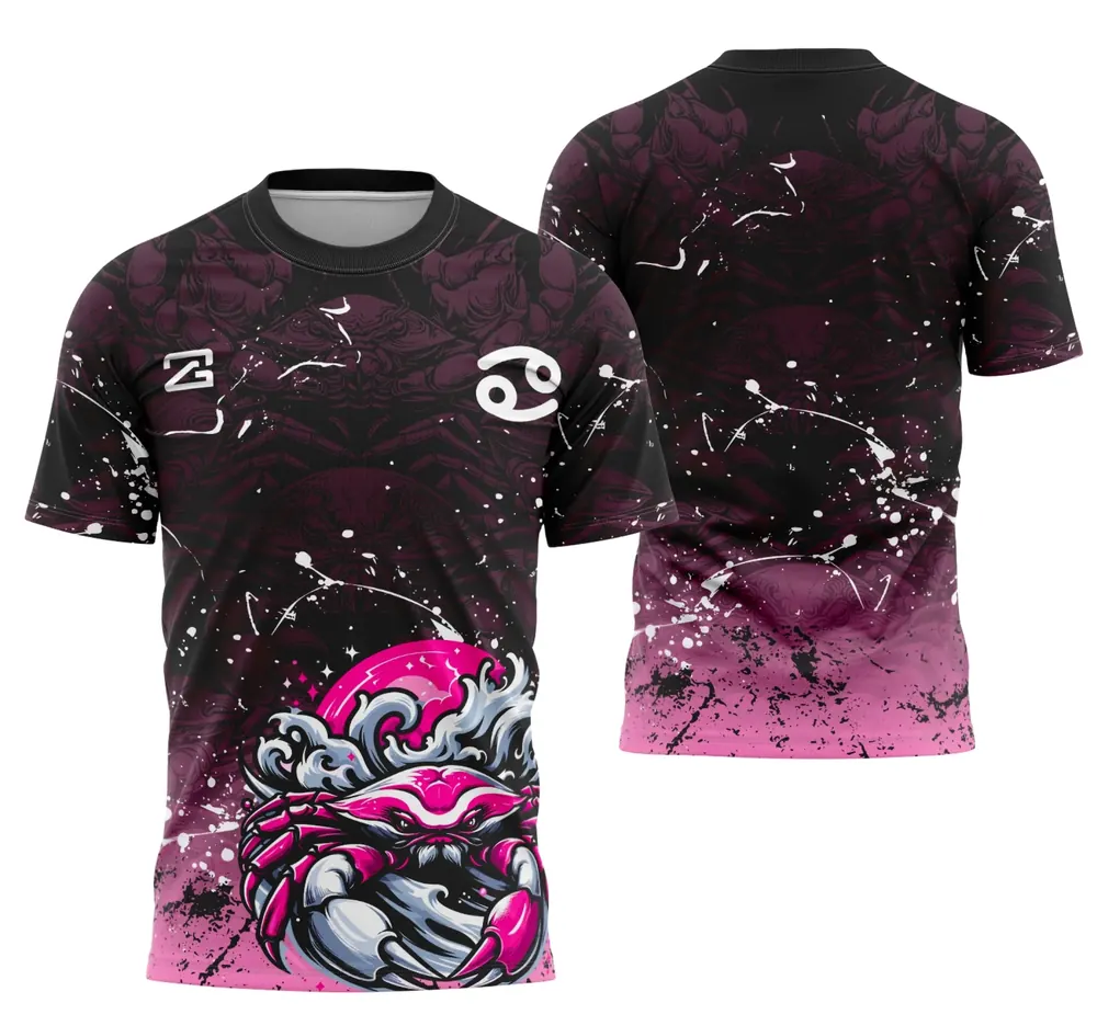Arte Camisa Zodíaco Câncer