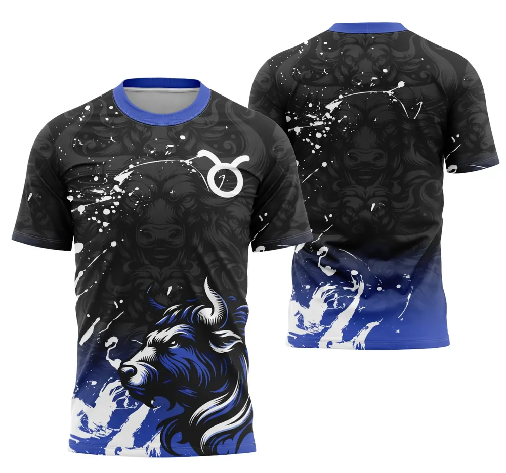 Arte Camisa Zodíaco Touro
