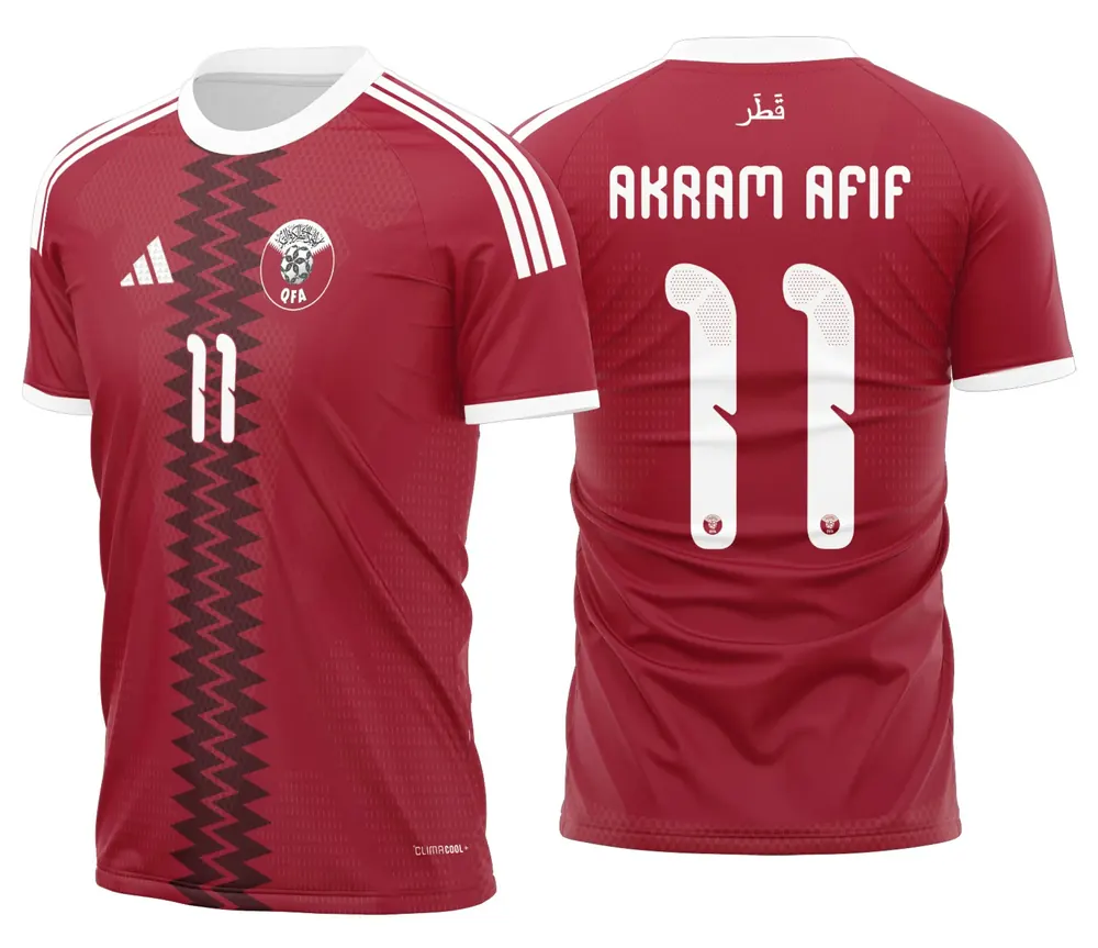 Camisa Catar Titular Copa do Mundo 2026