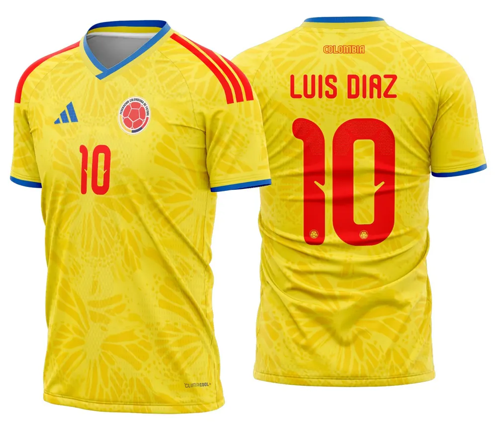 Camisa Colômbia Titular Copa do Mundo 2026