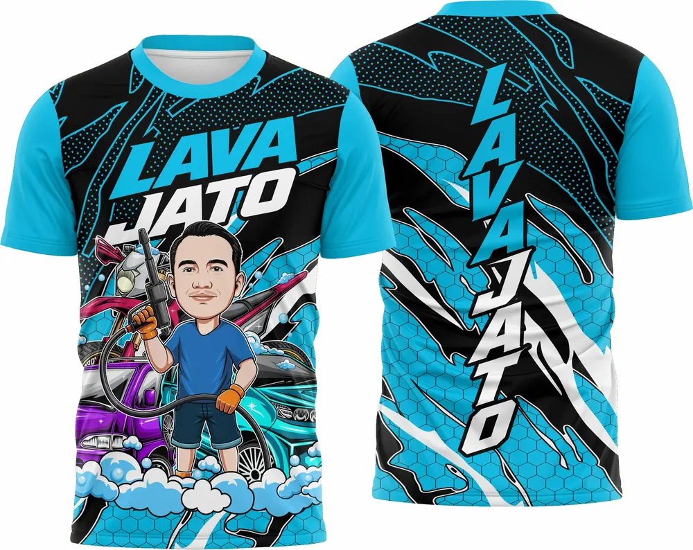 Camisa Lava Jato Moto