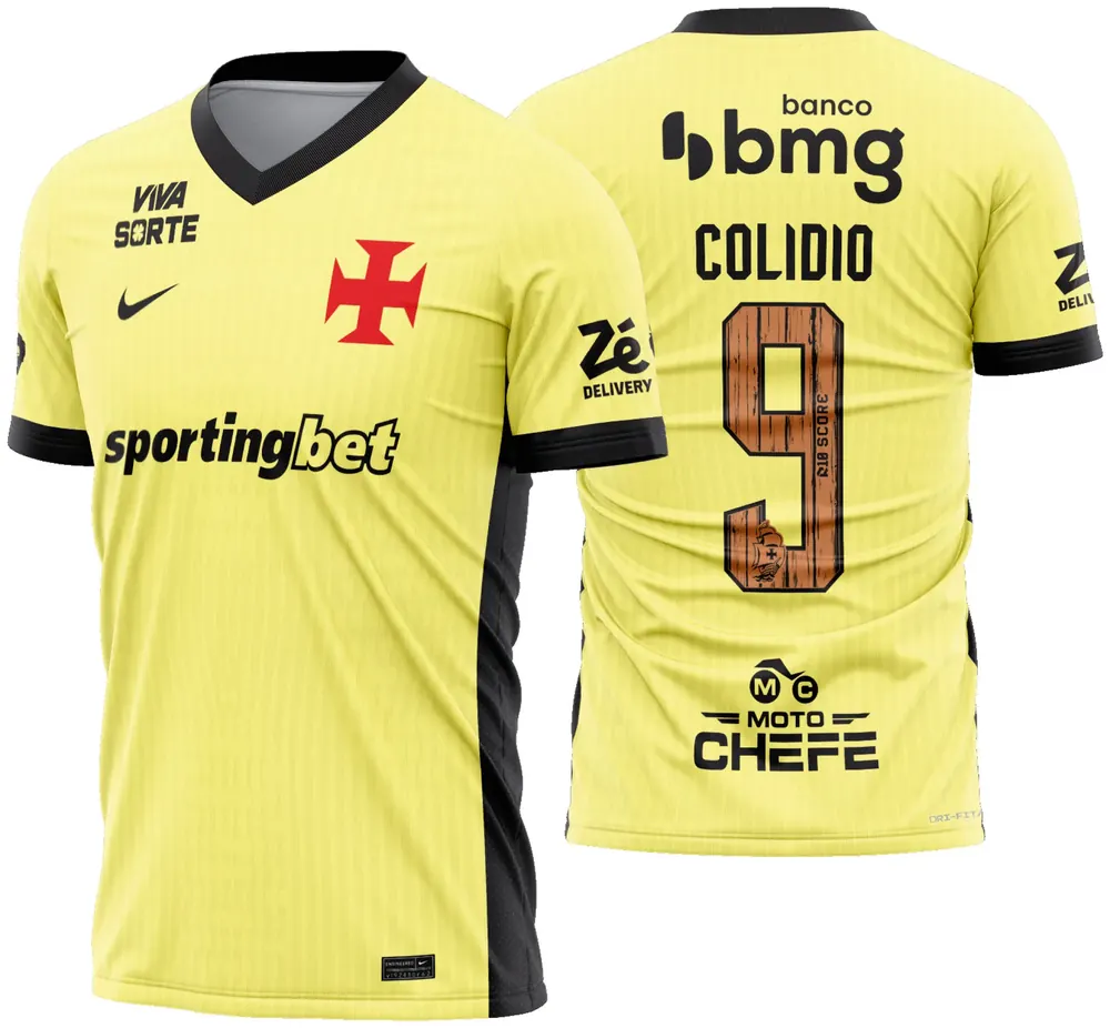 Camisa Terceiro Uniforme Vasco da Gama 2026 - 2027 Vetorial