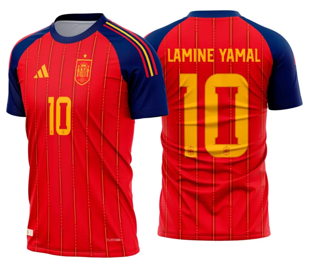 Camisa Espanha Titular Copa do Mundo 2026
