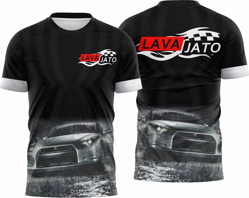 Camisa Estampa Blusa Lava Jato
