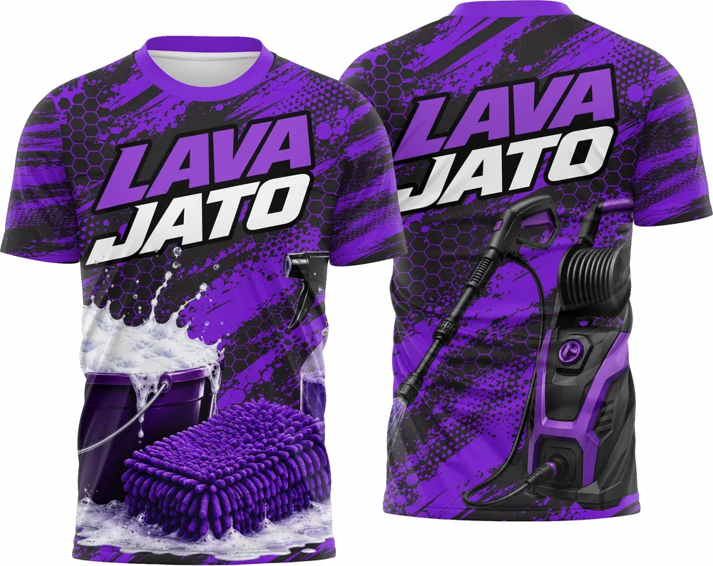 Camisa Estampa Lava Jato Personalizada