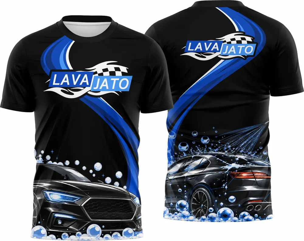 Camisa Estampa Uniforme Car Detailing