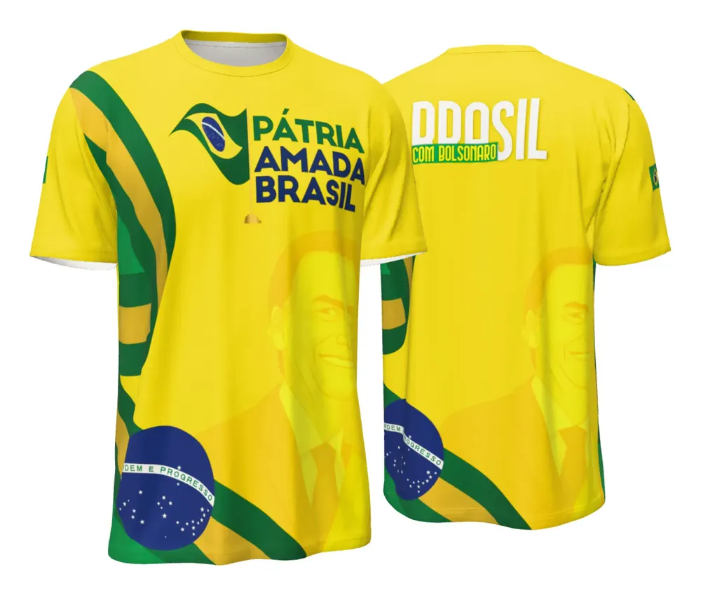 Camisa Modelo Bolsonaro Pátria Amada