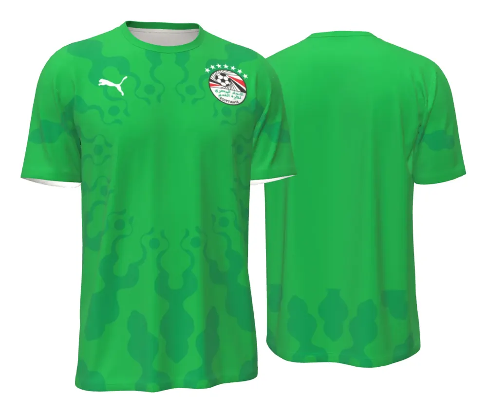 Camisa Modelo Goleiro Egito 2026 Verde