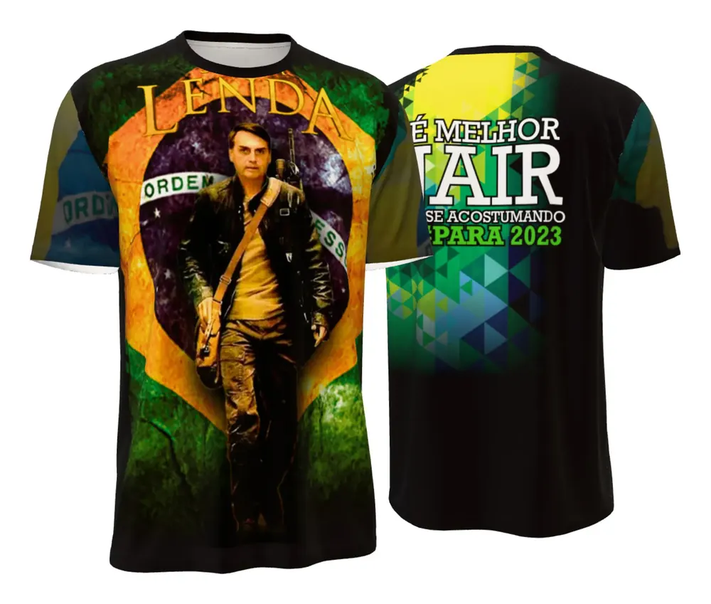 Camisa Modelo Bolsonaro Cartaz de Cinema