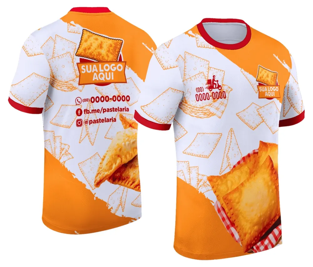 Camisa Modelo Uniforme Pastel Frito