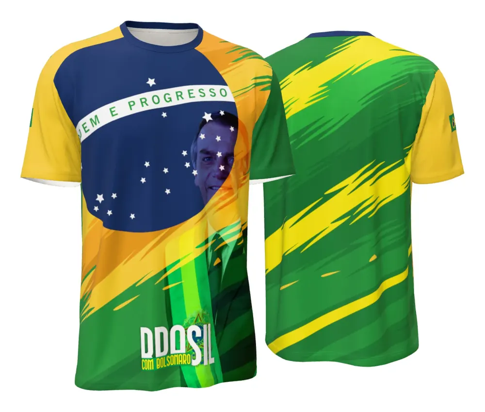 Camisa Bolsonaro Bandeira Ampliada