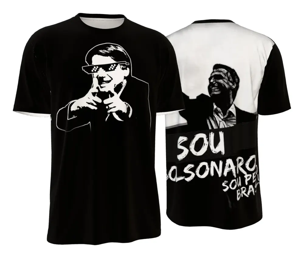 Camisa Política Preto e Branco