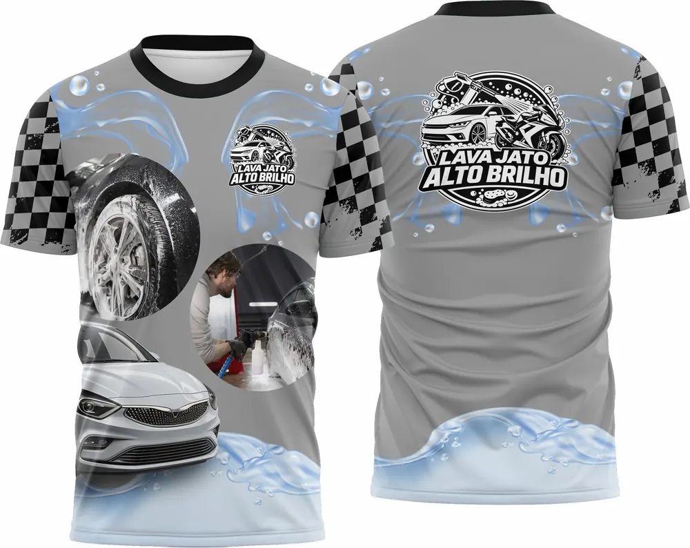 Camisa Estampa Lava Rápido