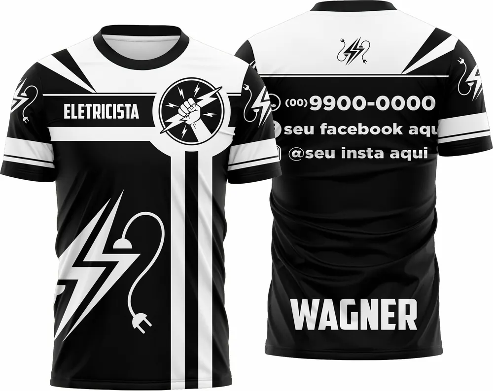 Camisa Eletricista - Modelo 10