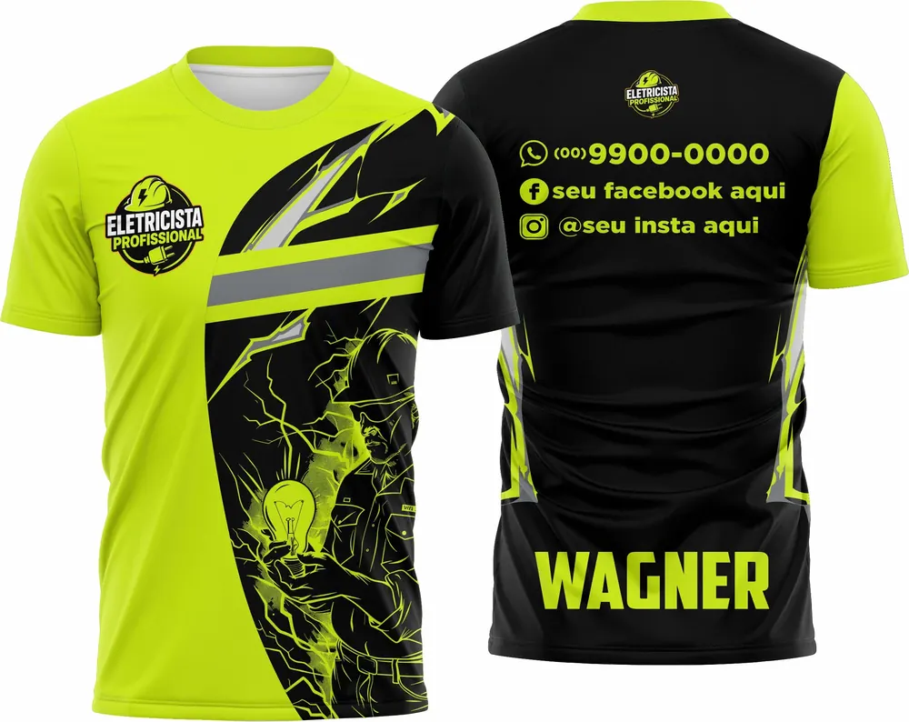 Camisa Eletricista - Modelo 11