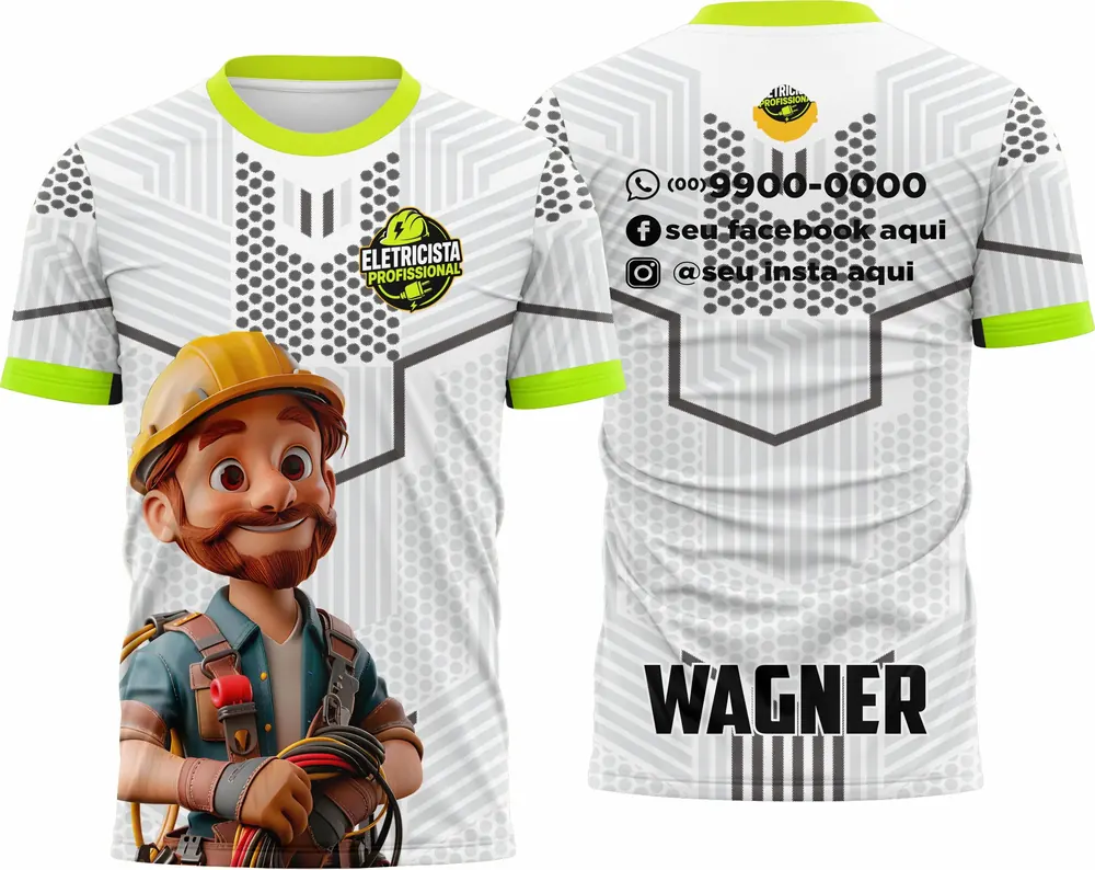 Camisa Eletricista - Modelo 12