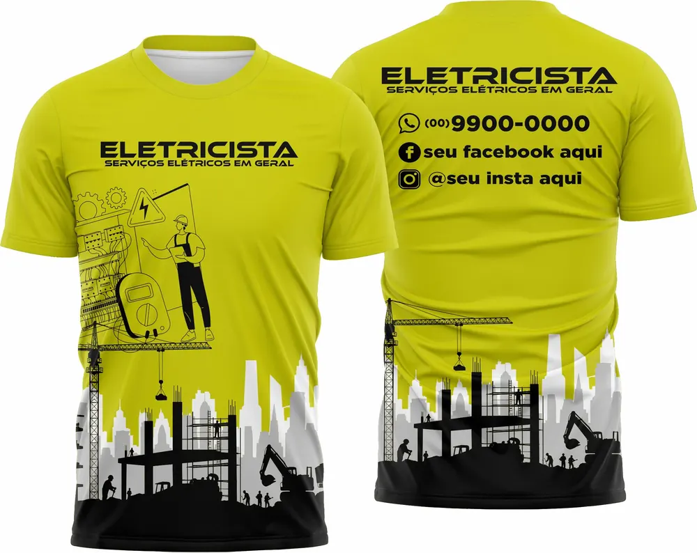 Camisa Eletricista - Modelo 13