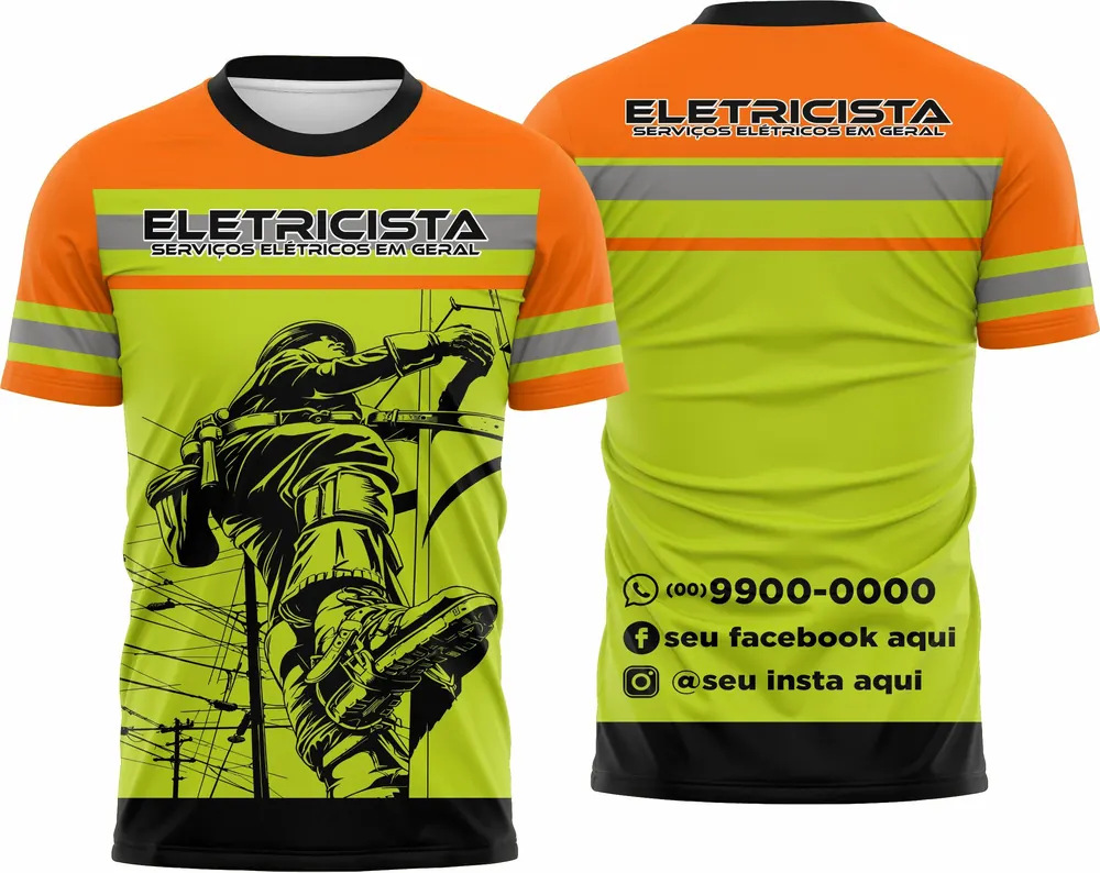 Camisa Eletricista - Modelo 15