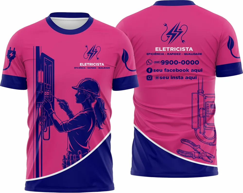 Camisa Eletricista - Modelo 20