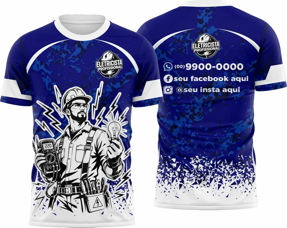 Camisa Eletricista - Modelo 24