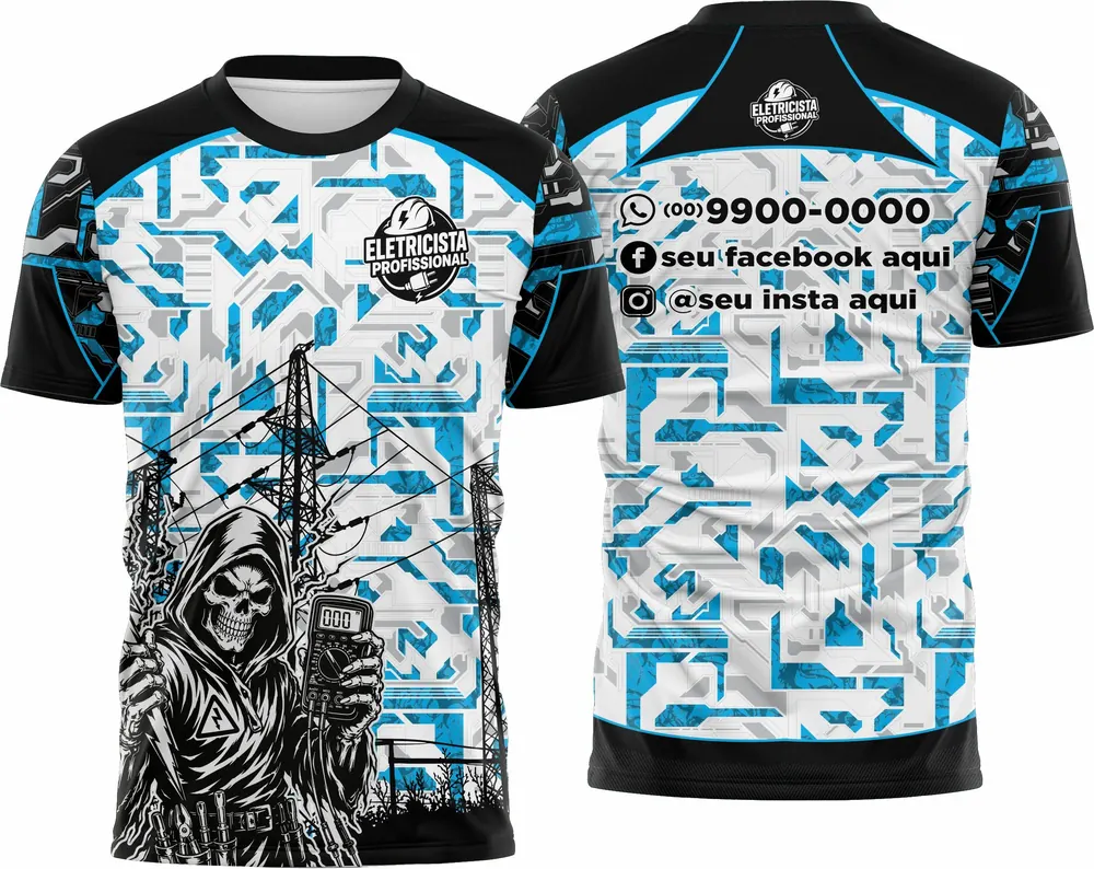 Camisa Eletricista - Modelo 26