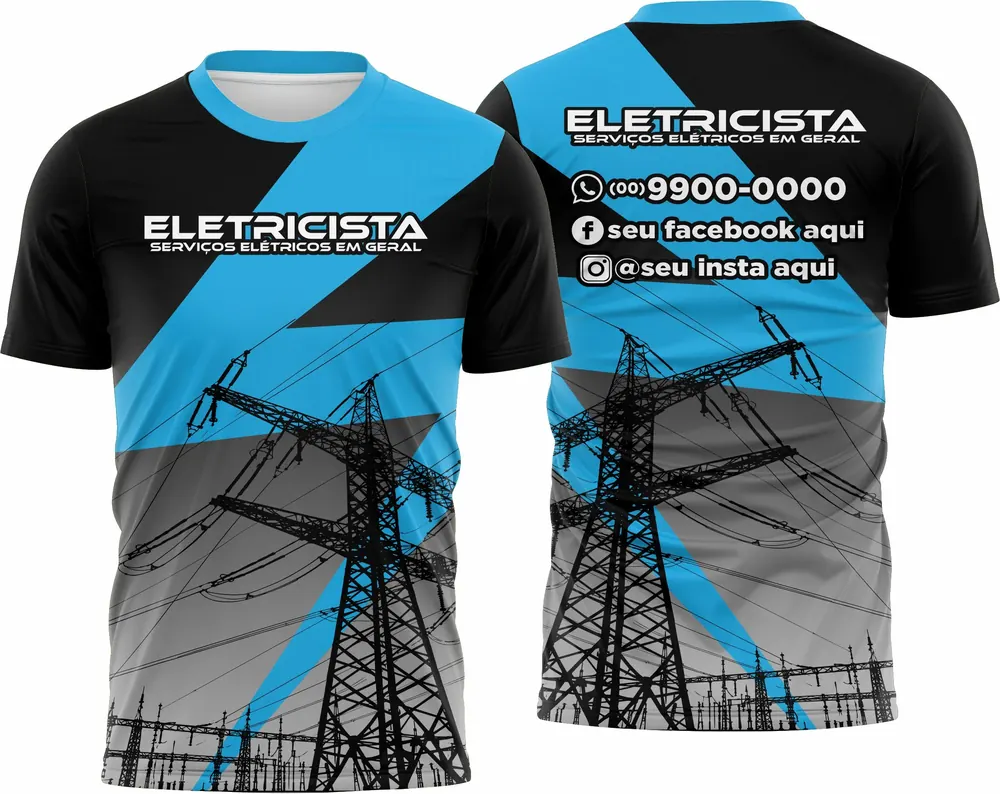 Camisa Eletricista - Modelo 27