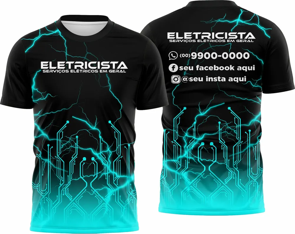 Camisa Eletricista - Modelo 28
