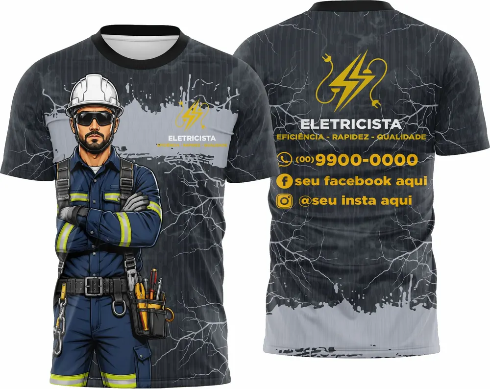 Camisa Eletricista - Modelo 30