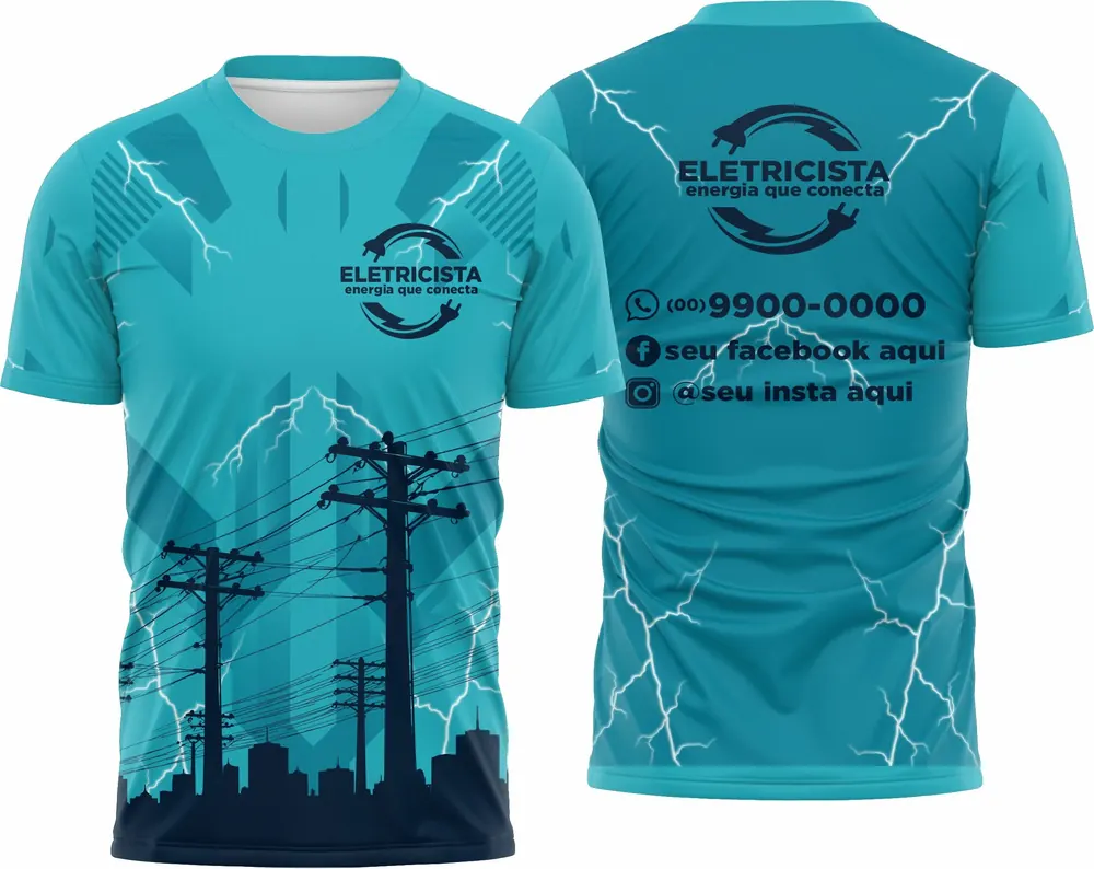 Camisa Eletricista - Modelo 32