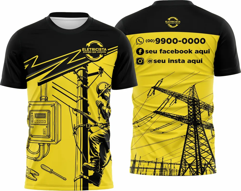 Camisa Eletricista - Modelo 34
