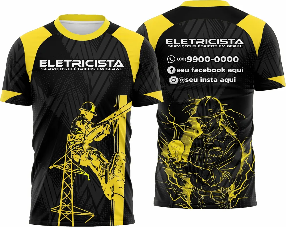 Camisa Eletricista - Modelo 38