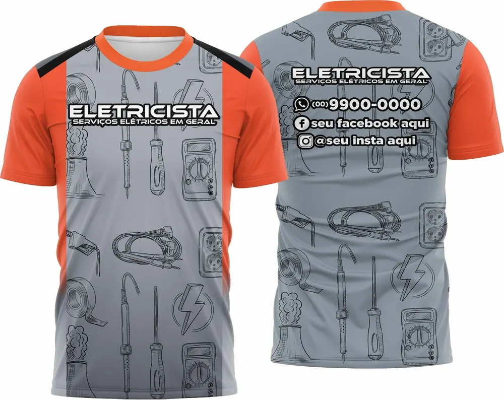 Camisa Eletricista - Modelo 39