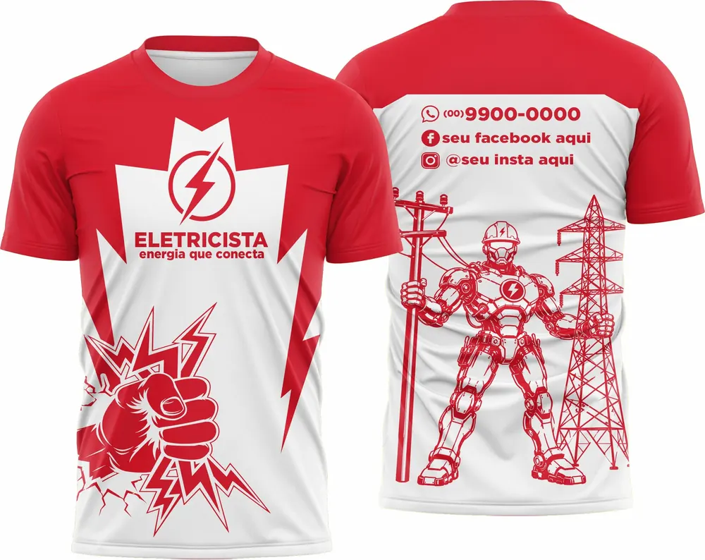 Camisa Eletricista - Modelo 40