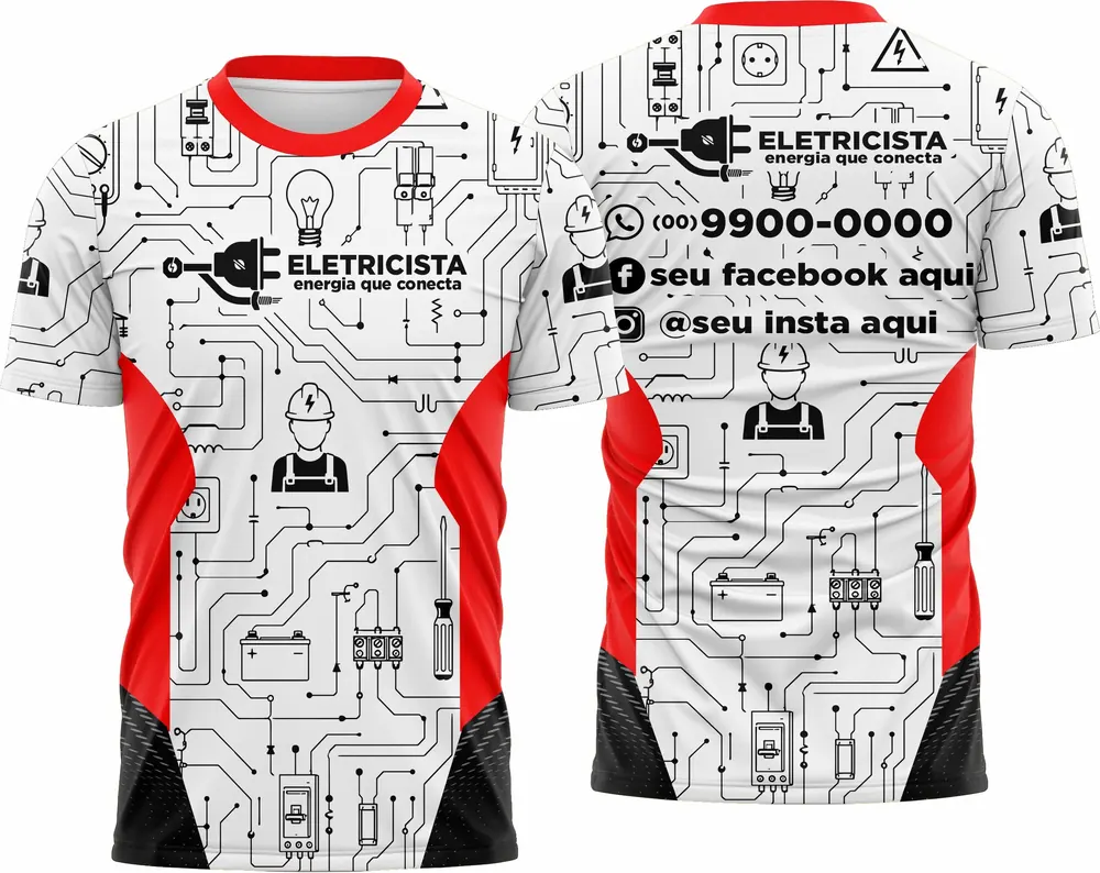 Camisa Eletricista - Modelo 43