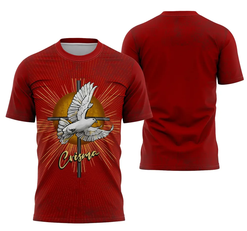 Arte Camisa Espírito Santo Espírito de Crisma