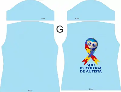 Camisa Autismo | Camisa Autismo | APAE Modelo 09
