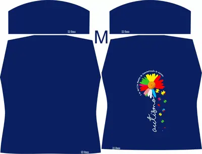Camisa Autismo | Camisa Autismo | APAE Modelo 08