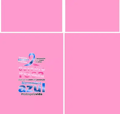 Camisa Outubro Rosa Novembro Azul 2023 M9