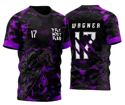 Arte Vetor Camisa Pantera Negra Roxa Primeirão Formandos 2023