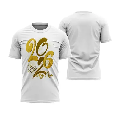 Camisa Ano Novo 2026 – Estilo e Energia para o Reveillon 2026 Modelo 04