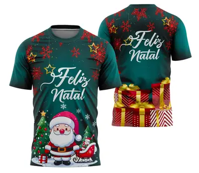 Camisa Feliz Natal 2025 Modelo 06