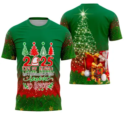 Camisa Modelo Camisa de Natal 2025 01 Modelo 02