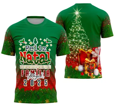 Camisa Modelo de Camisa de Natal 2025 Modelo 03