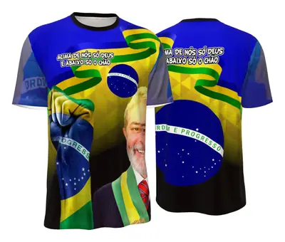 Camisa Lula Azul com Punho