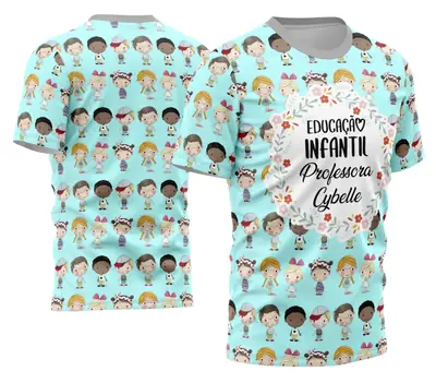 Camisa Professora Personalizada Modelo 30