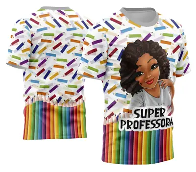 Camisa Professora Personalizada Modelo 33