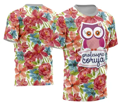 Camisa Professora Personalizada Modelo 27
