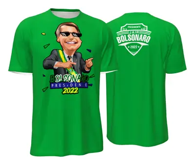 Camisa Bolsonaro Escudo Verde